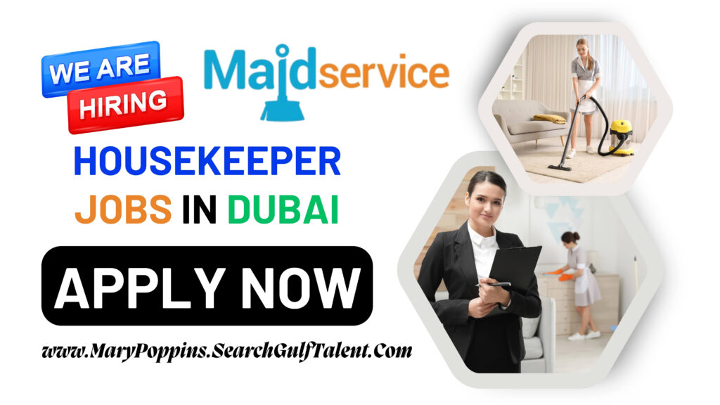 Exciting Housekeeping Vacancy in Dubai Today 1 Housekeeping Vacancy in Dubai, UAE