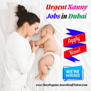 Urgent Nanny Jobs in Dubai
